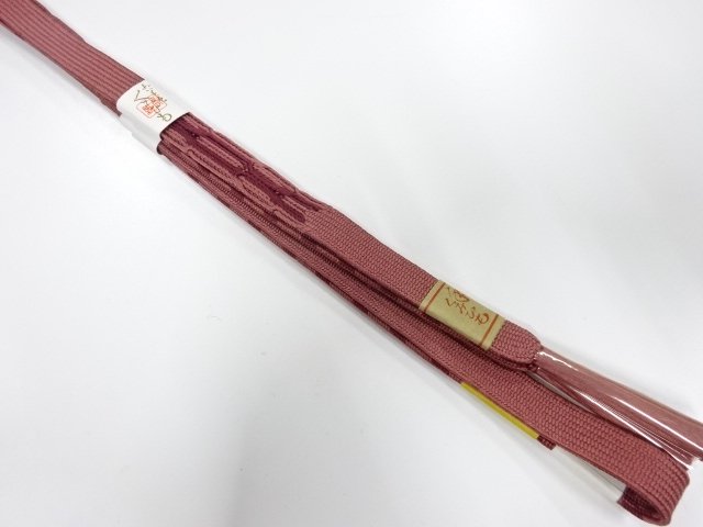 JAPANESE KIMONO / UNUSED KOREI HAND-TIED OBIJIME